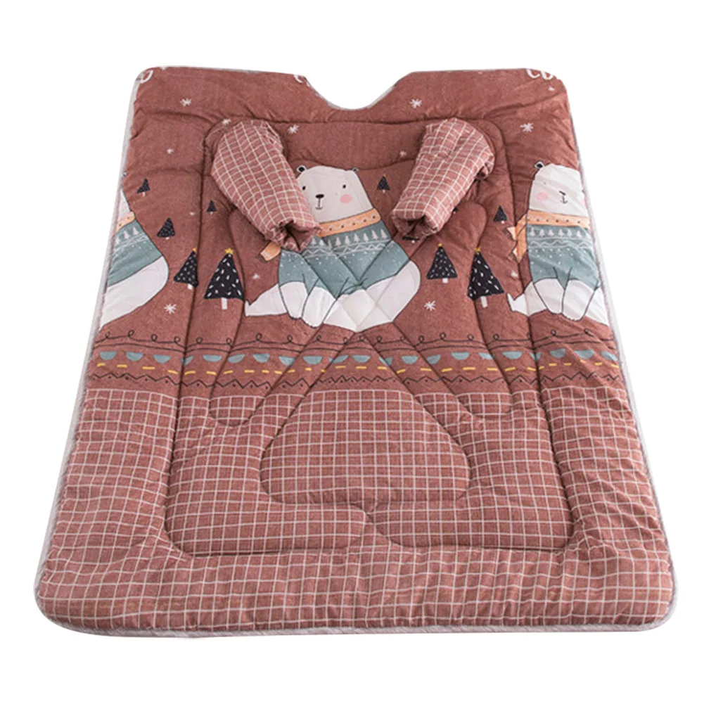 1 шт. «ленивое» одеяло с рукавами теплое плотное одеяло многофункциональное для дома зима ворс J2Y - Цвет: B