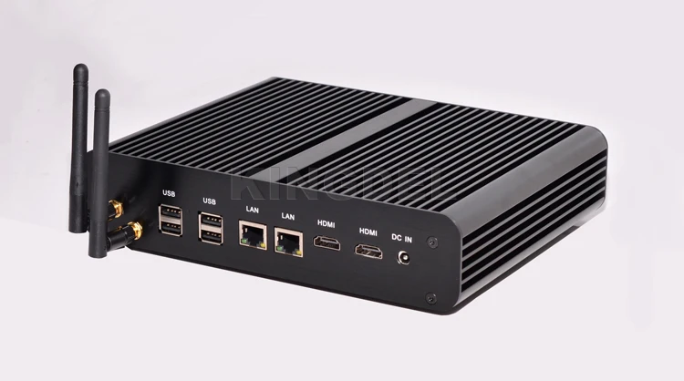 Платформа Intel NUC Core i7 5500u 2 HDMI + 2lan SD карты безвентиляторный Мини-ПК ТВ коробка 4 К HTPC Оконные рамы 7 /8/10/Linux мини-настольные игры компьютер