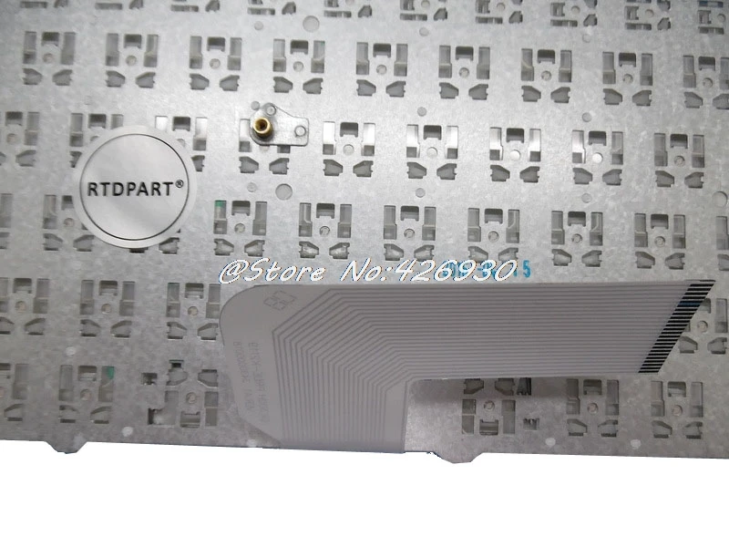 Клавиатура для Энц R34 DK300H PRIDE-K2119 343000018 LT-14101RHWB/N английский США черный/белый корпус