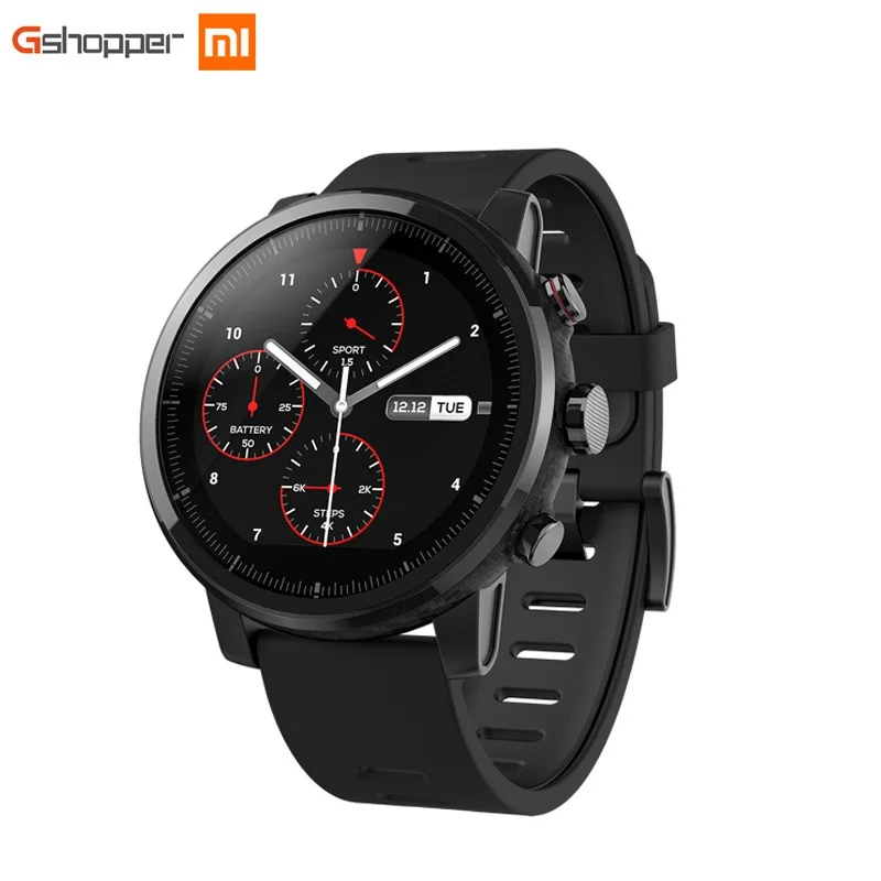 

Global Version Original Xiaomi Huami Amazfit Stratos 2 Smart Watch Sport GPS 5ATM Water 2.5D GPS Firstbeat Swimming Smartwatch
