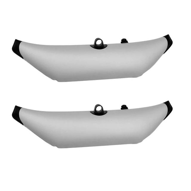PVC Inflatable Outrigger Kayak Canoe Boat Standing Float Stabilizer with Swivel  360 Adjustable Fishing Rod Holder