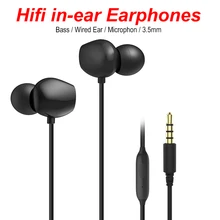 Clear Super Bass Stereo Ergonomic In-ear Earphones 3.5mm Jack Wired Earphones Headset Earbuds with MIC for Iphone Samsung PC Clear Super Bass Stereo Ergonomic In-ear Earphones 3.5mm Jack Wired Earphones Headset Earbuds with MIC for Iphone Samsung PC