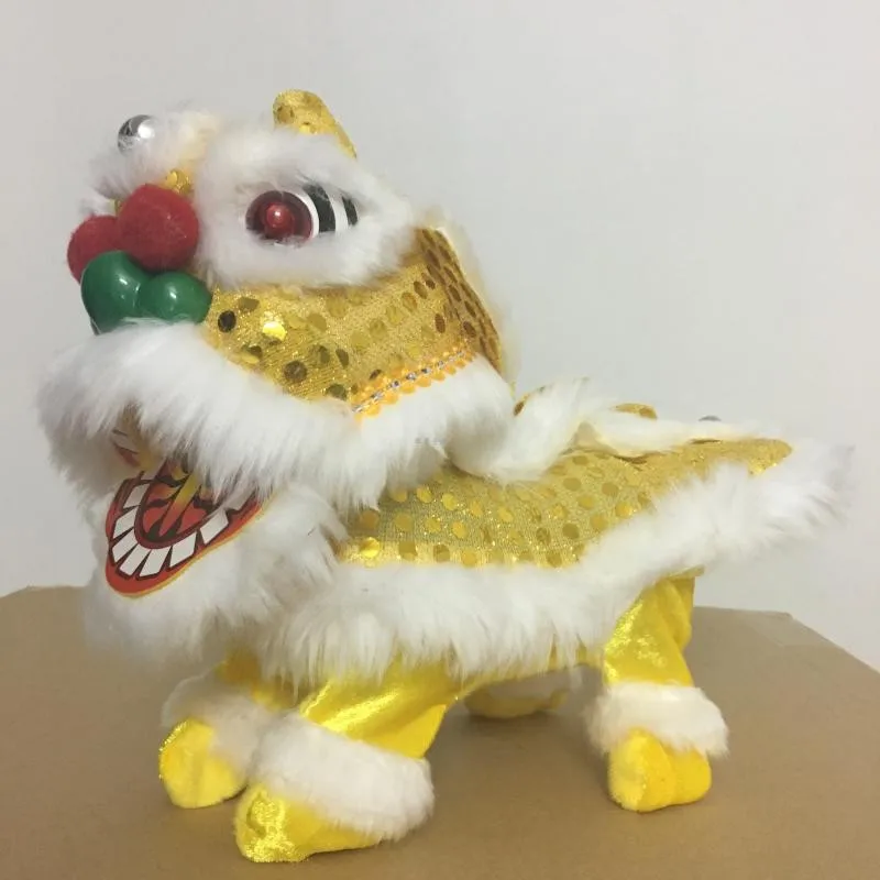 Electric Plush Toy Lion Electric Zhaocai Lion Toys Children's Gift Traditional Chinese toys A005 1pc/lot