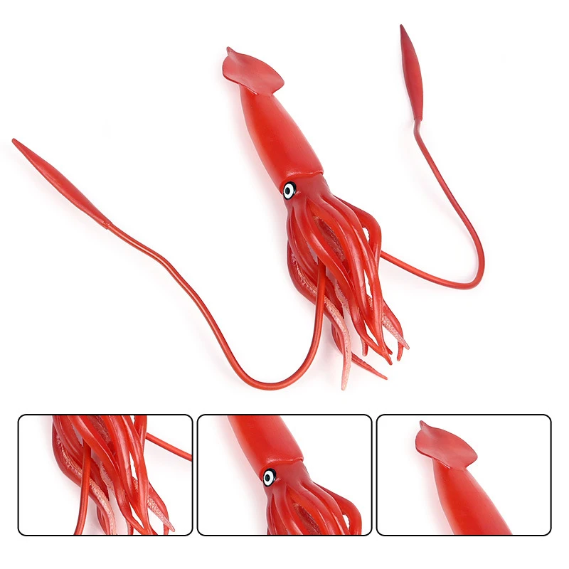 Bubles Wall Sea Life Cuttlefish toy Simulation Animal Model Action & Toy Figures Learning & Educational Gift for Kids
