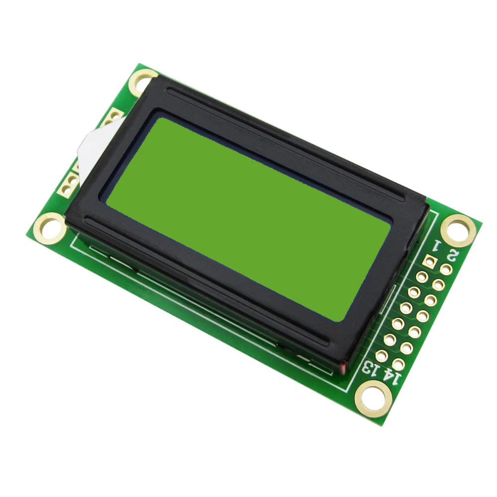 Зеленый LCD0802 символьный модуль 5 в 0802 для набора сделай сам|module 5v|module diymodule display |
