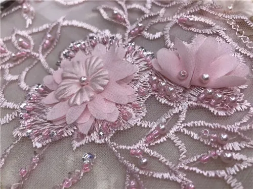 Latest Beaded African Lace Fabric 2017 Fashion Tulle French Net High Quality Nigerian | Дом и сад