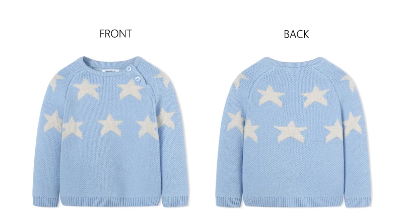 Balabala/свитер для новорожденных девочек; сезон осень-зима; Детский свитер; хлопковый свитер для маленьких девочек; Повседневный модный свитер для малышей; Jac