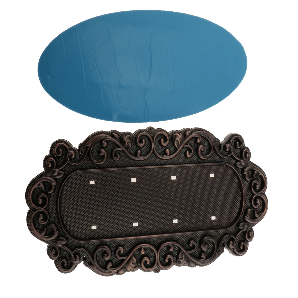 3 to 4 Digits Classical European Style Copper Tone House Address Door Number Plate Villa Apartment Door Sign Doorplate