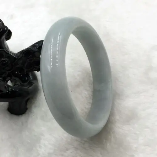 

free shipping 01759 Chinese Beautiful Natural Green Jadeite Jade Gems Bangle Bracelet