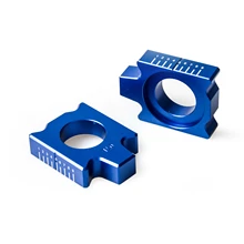 Ajustador de cadena trasera eje bloque para Yamaha YZ 125 250 125X 250X 250FX 450FX WR 250F 450F 250R/X 250R YZF WRF 250 450 02-2018. 2019