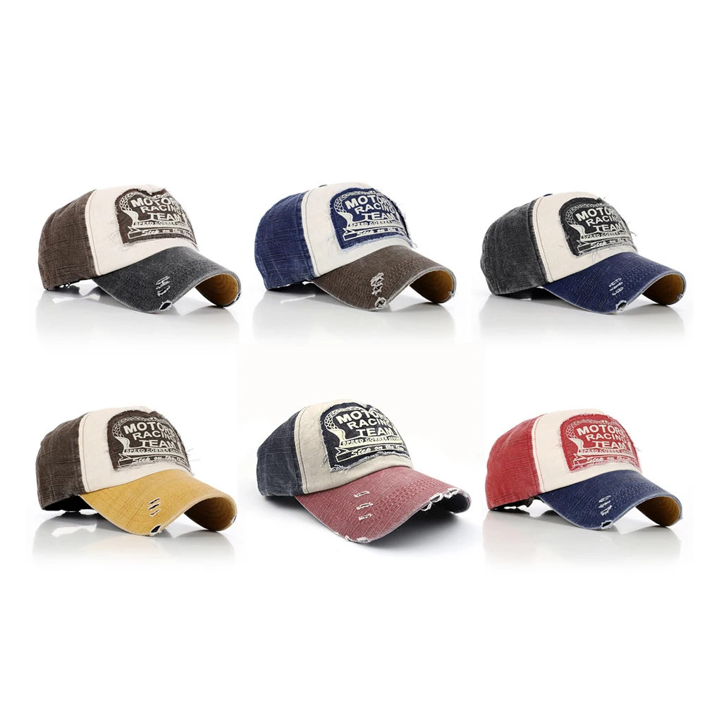 

Fashion Men Women Caps Sports Hip Hop Motors Racing Team Cotton Baseball Snapback Hats