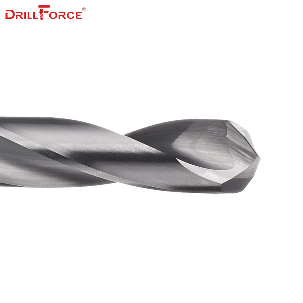 Drillforce 1 шт. 7 мм 14 твердосплавное сверло без покрытия (яркая) отделка Круглый