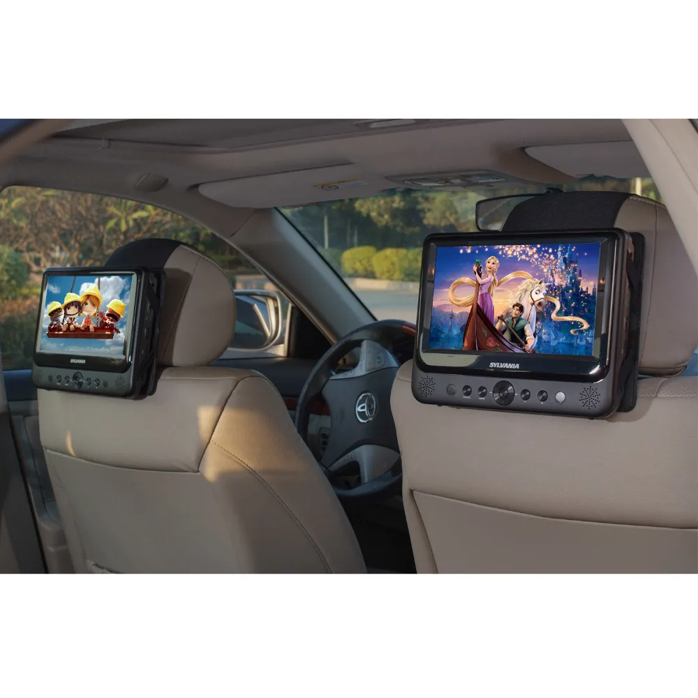 TFY Car Headrest Mount for SYLVANIA SDVD9805 Portable DVD Player 2