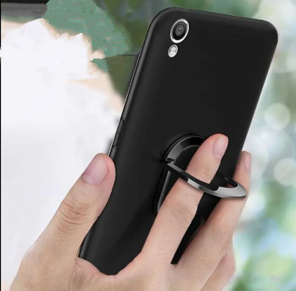 Чехол Alcatel 1 5033 D 5033A 5033Y 5033X мягкий матовый силиконовый чехол-накладка с кольцом для