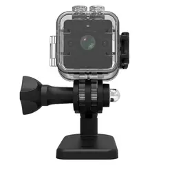 Мини-камера SQ12 Спортивная HD DV видеокамера 1080 P ночного видения 155 градусов широкоугольная маленькая камера наблюдения 30 м водостойкая