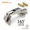 (2 pieces) VIBORG 165 degree Full Overlay Half Overlay Inset Soft close Kitchen Cabinet Cupboard Wardrobe Door Hinges Hinge ► Photo 1/6