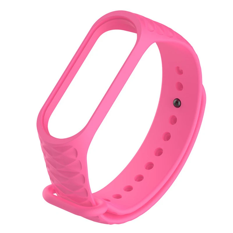 1 шт. Sillcone Mi band 3 ремешок для Xiaomi Band часов Замена Miband браслет черный зеленый красный