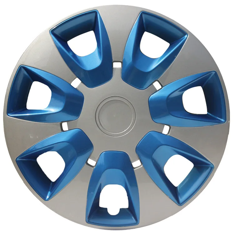 OHANEE автомобильный колпачок для дисков 12 дюймов, автомобильные железные колпачки для колес, универсальный чехол для toyota, колпачок для ступицы, автомобильные аксессуары для ремонта(4 шт - Цвет: Синий