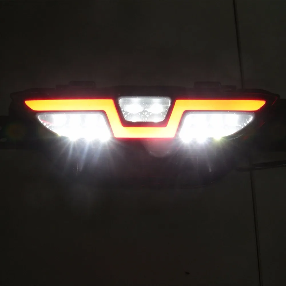 led rear bumper light for toyota chr CH R 2017 2018, driving lamp + brake light + reverse light ...
