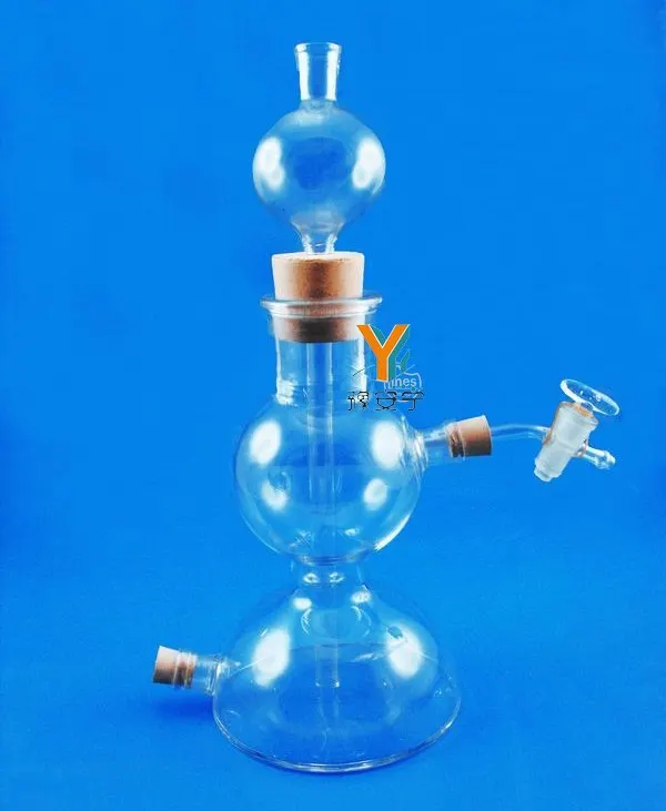 125 ml Kipp's apparatus chemistry laboratory equipment ,glass ware