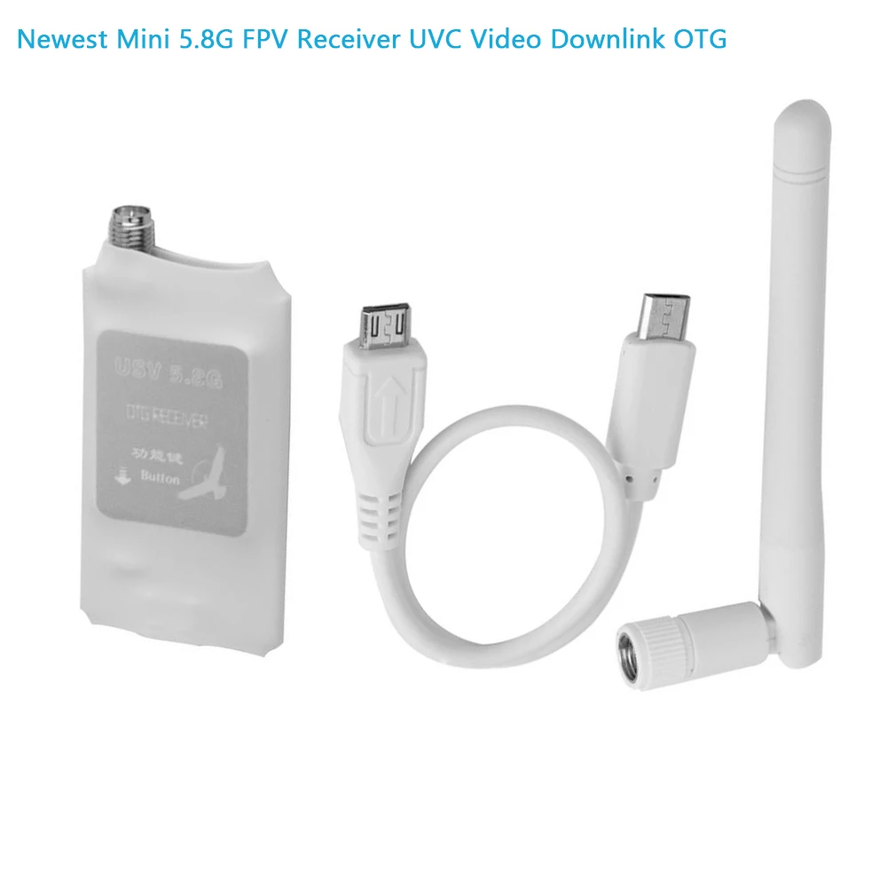 

Newest Mini 5.8G FPV Receiver UVC Video Downlink OTG for VR Android Phone