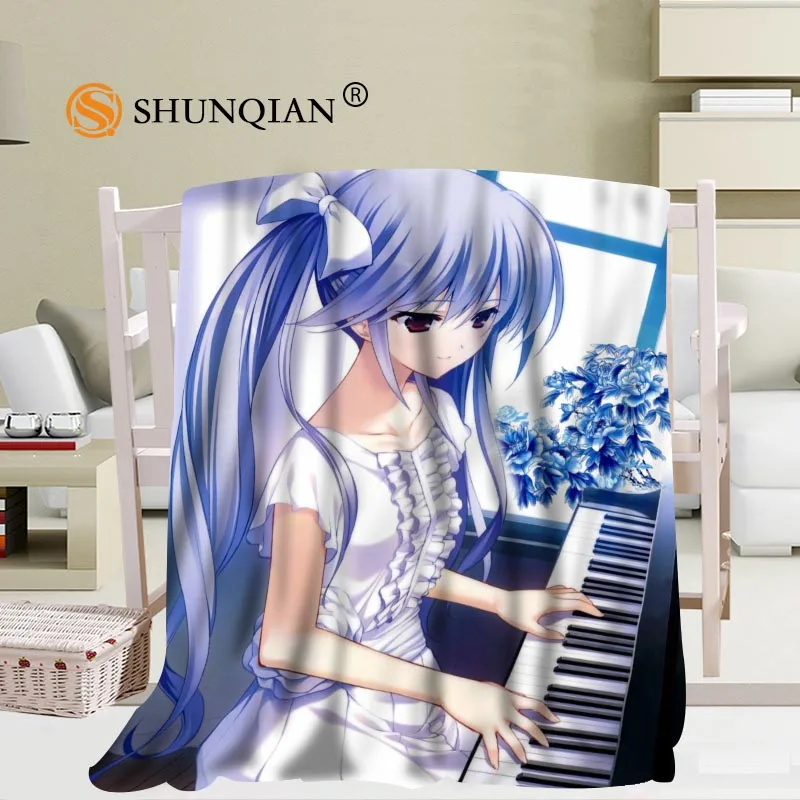 مخصص أنيمي الفتيات بطانية كنبة مكتب بطانية المحمولة بطانية ناعمة السرير الطائرة السفر الكبار المنزل بطانية