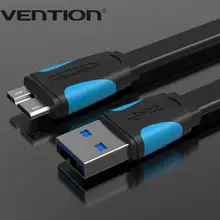 Vention Супер Скоростной USB 3,0 A к Micro-B кабель передачи данных для портативного жесткого диска Galaxy Note3 Galaxy S5