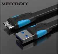 Vention супер скорость USB 3,0 A к Micro-B кабель передачи данных кабель для внешнего жесткого диска Galaxy Note3 Galaxy S5 - изображение