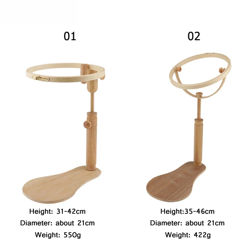 1 шт. набор украшений для вышивания крестиком из дерева Регулируемый набор колец для вышивания