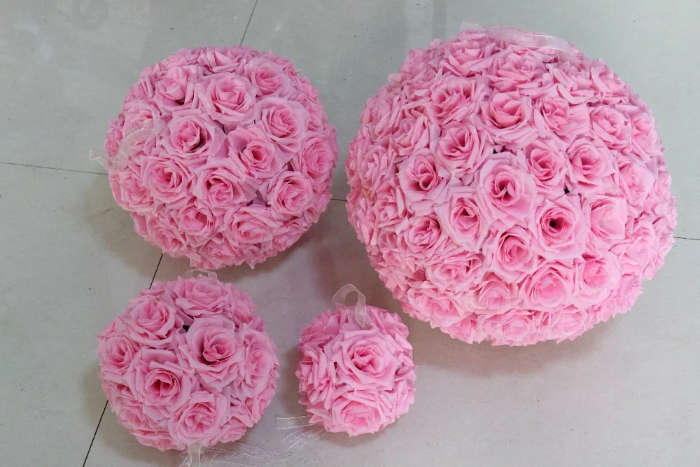 Spr 30cm Flower Ball Big Rose Flower Heads Table Centerpiece Wedding Party/home Decoration