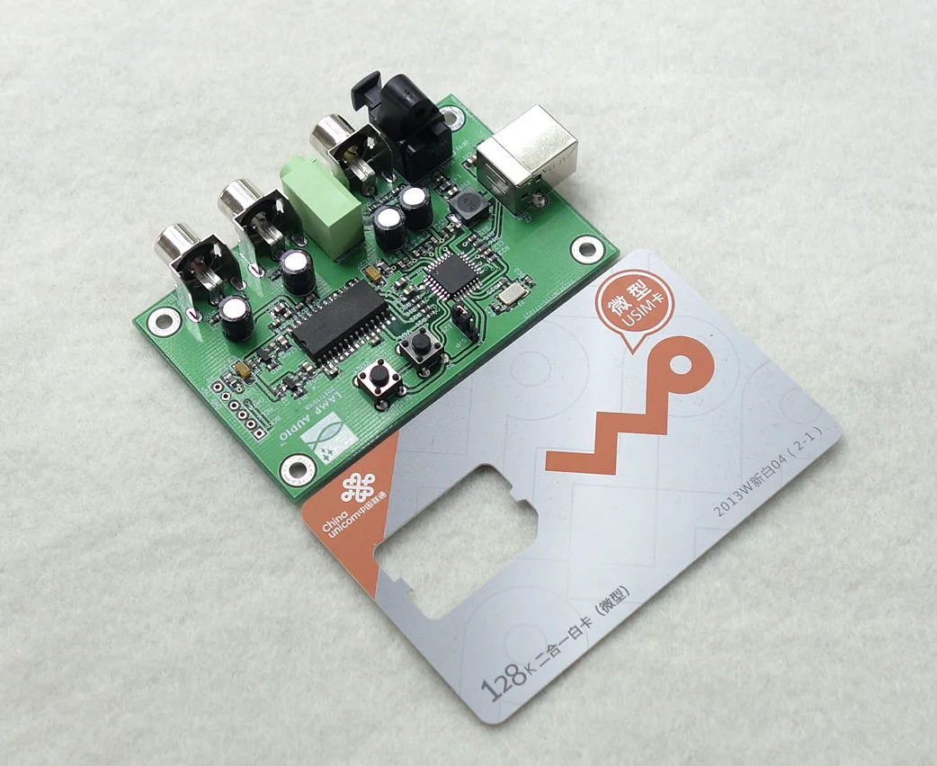 USB к I2S/IIS волоконный коаксиальный Выход SPDIF Портативный Hifi лихорадка ЦАП ухо положить OTG декодер доска