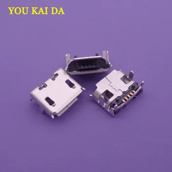 

10PCS Micro 5P Micro USB jack connector for phone GPS,charging port data port for phone,big OX horn feet DIP 5P SMD V8