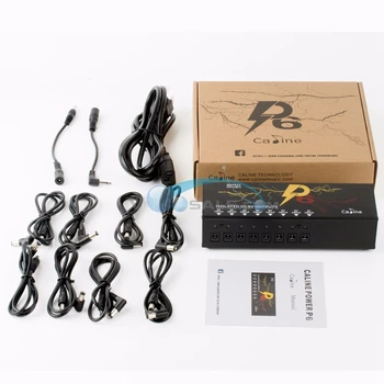 

Caline P6 Isolated Power Supply 9V 100mA Guitar Effect Pedal 8 Outputs Isolated Guitar Pedal Power Supply 110V/230V Output