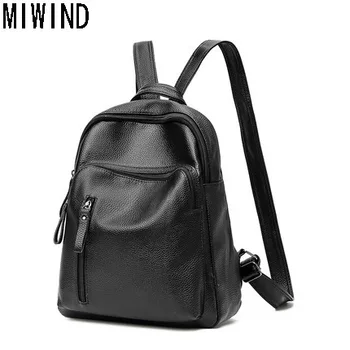 

2017 Women Backpack Female PU Leather Famous Brand Preppy Large Capacity Shoulder Bag For teenager Girls Lady Travel bag TJS1151