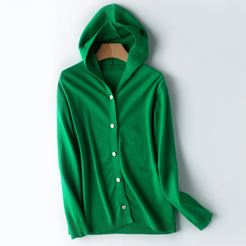 2019 wool spring and autumn jacket women's casual jacket cardigan long-sleeved  women's large size jacket