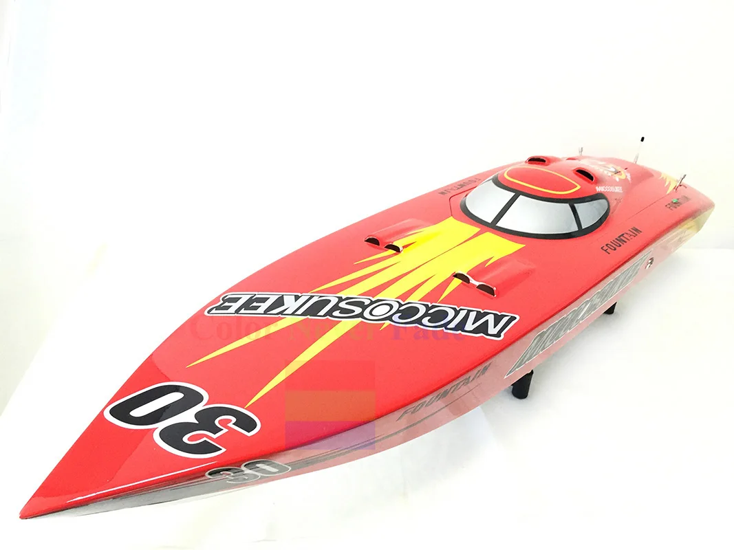 G26IP1 ARTR бензиновый двигатель 26cc-сцепления RC гоночная лодка Глубокий V вал руль Красный TH02723