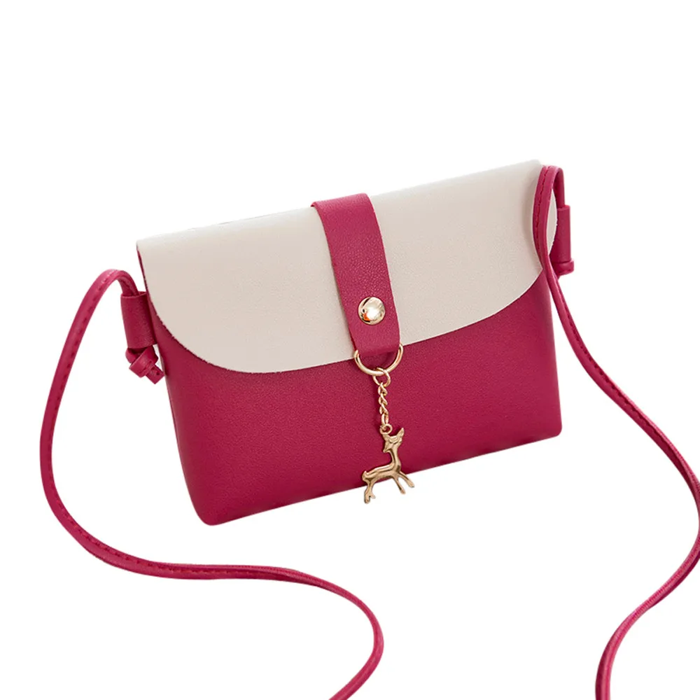 

Brand Women Bags Women Fashion Cover Deer Crossbody Handbags Shoulder Phone Bag Coin Bag Black Messenger Bolso sac a main#5$