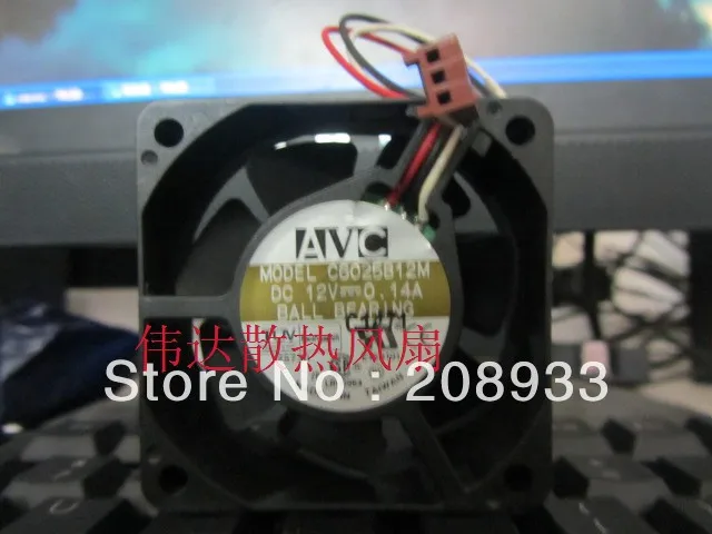 

For 6cm the original AVC three-wire heat fan 12V 0.14A C6025B12M, with speed fan