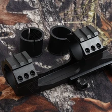 1 дюйм 25,4 мм-1,25 дюйма 30 мм винтовка прицел кольцо Пикатинни Крепление черный алюминиевый сплав резка Охота Стрельба M2761