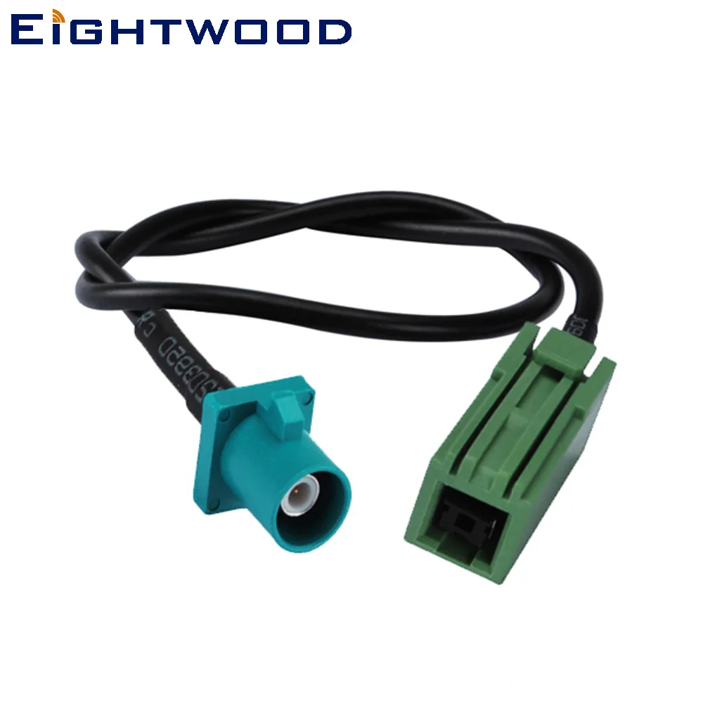 

Eightwood Car GPS Antenna Adapter Cable Fakra Z Male Straight to GT5-1S Green Female Pigtail Cable RG174 30cm Customizable