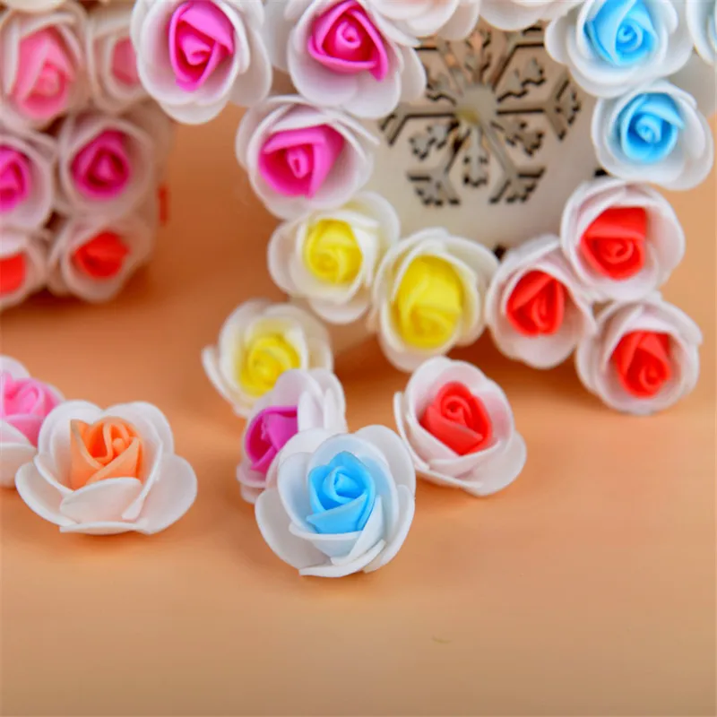 20pcs Mini PE Rose Head Foam Artificial Flower For Wedding Party Home Room Decoration Marriage Shoes Hat Accessories Silk Flower 20pcs Mini PE Rose Head Foam Artificial Flower For Wedding Party Home Room Decoration Marriage Shoes Hat Accessories Silk Flower