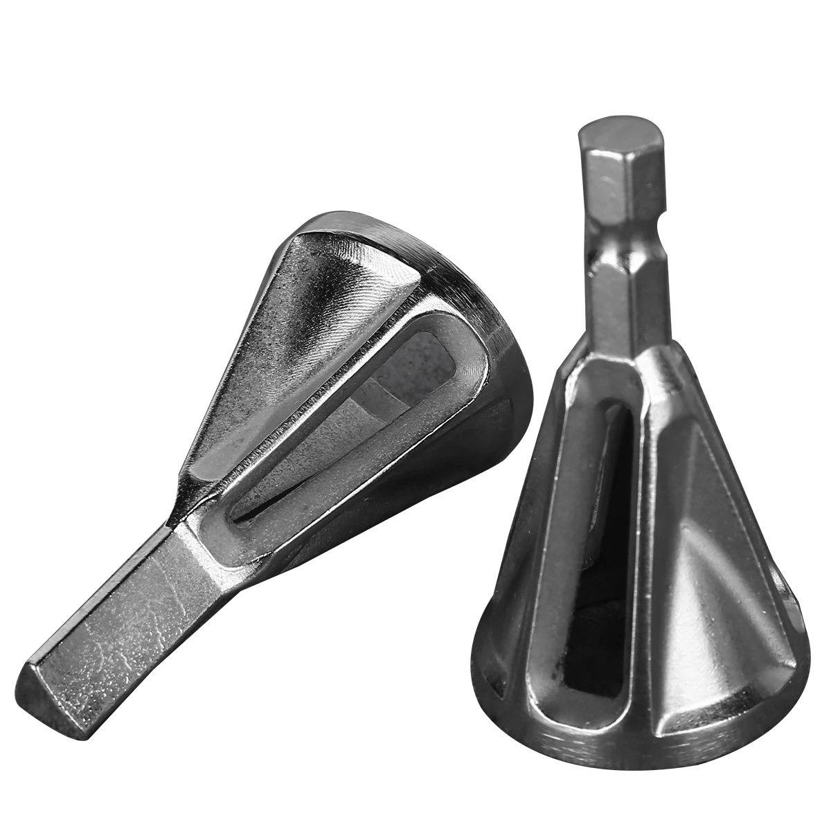 

2pcs Deburring External Chamfer Tool Stainless Steel Deburring Tool for Drill Bit Metal External Bevel Screws Remove Burr