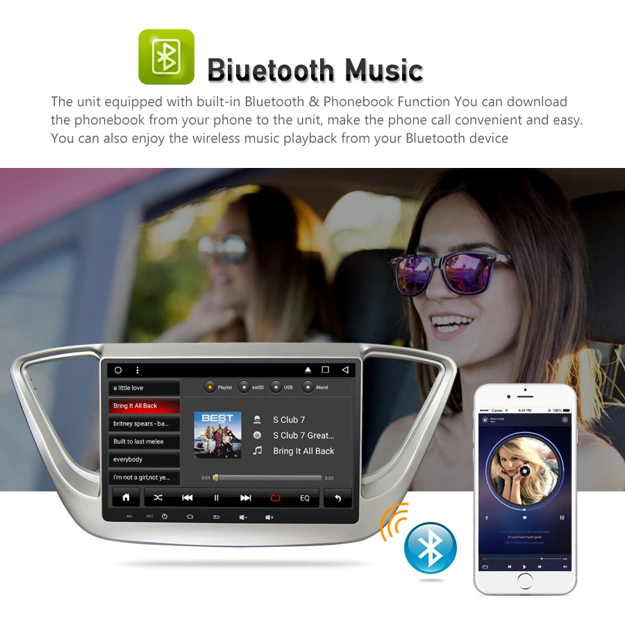 Flash Deal Android 8.1 Car DVD Player GPS Glonass Navigation Multimedia for Hyundai Verna 2017 Car PC Headunit Auto RDS Radio Audio Stereo 1