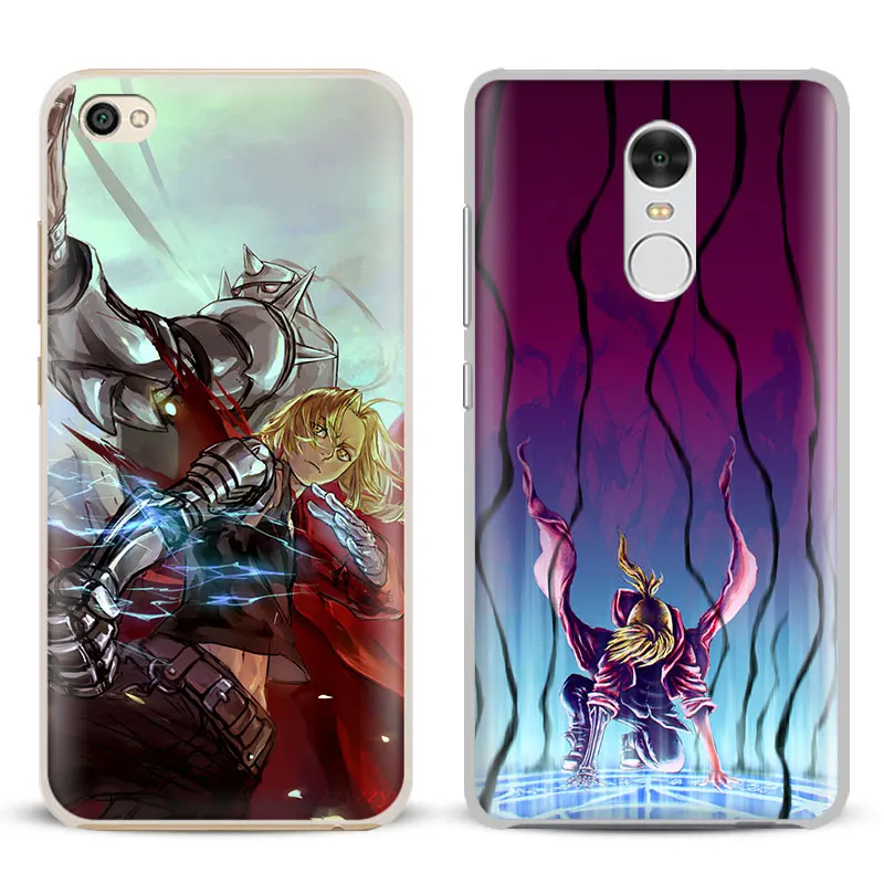 

FullMetal Alchemist Anime Coque Phone Case Shell Cover For Xiaomi Redmi Note 4 4X 5A 6 6A PRO Mi 8 5 5S PLUS Max A1 Note 2 3