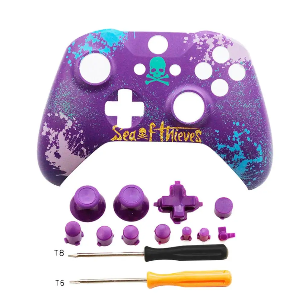 

3 Colors Gamepad Front Shell Faceplate Cover DIY Front Shell+Buttons Replacement Parts For XBox X Slim Controller 1Set J3