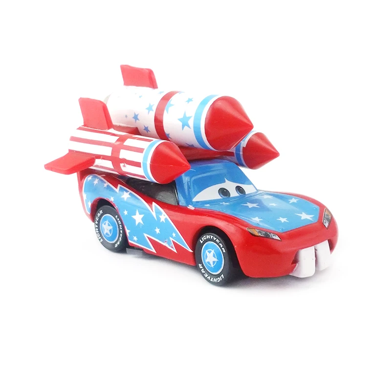 Disney Pixar Cars Daredevil Lightning McQueen 1:55 металлический литой автомобиль игрушки модель автомобиля для мальчиков Детский подарок на день рождения