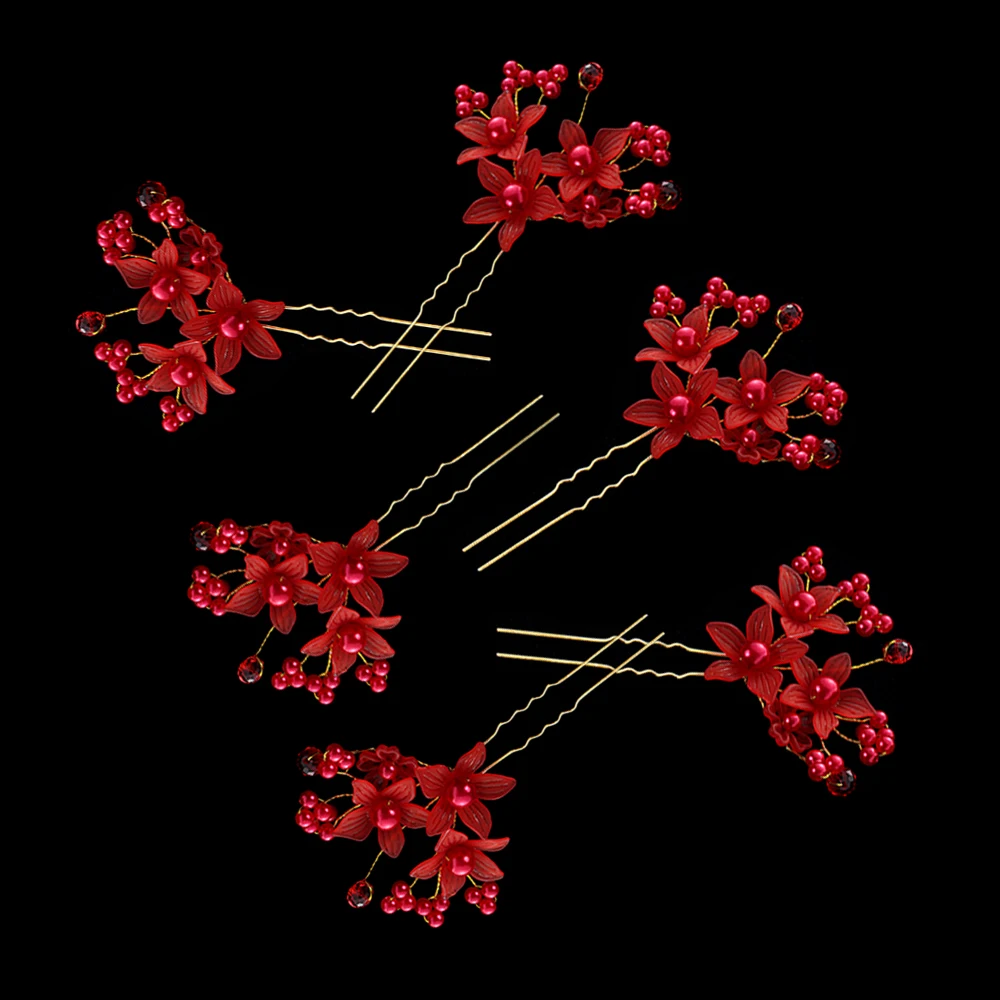 1 шт. модные заколки для волос с кристаллами и цветами для невесты, принцессы, свадьбы, очарование, режим имитатора, жемчужные украшения для волос, аксессуары для волос