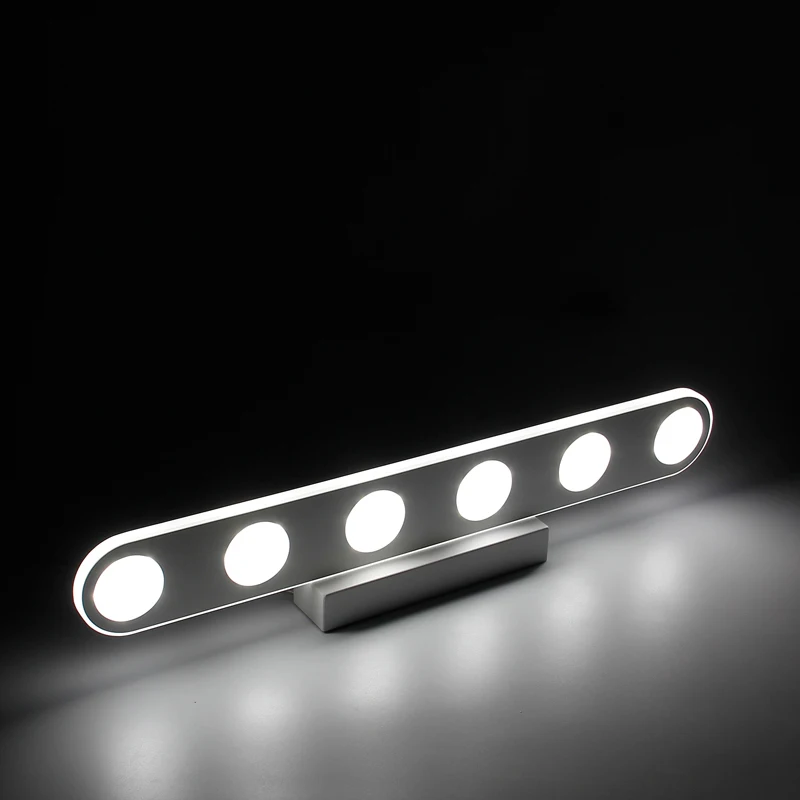 Современный белый светодиодный настенный светильник в чердаке для ванной комнаты, косметическое зеркало, настенный светильник, бра в стиле лофт, светодиодный светильник для помещений