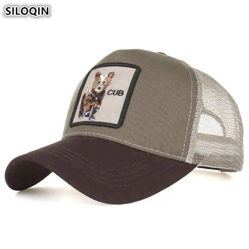 multi colored baseball caps