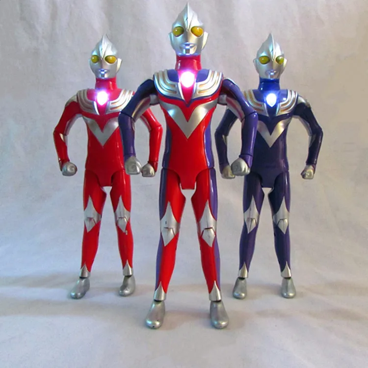 

27CM Cosmic superman toy ceventaro The degard degna joint shape-shifting robot Luminous sound production Ultraman